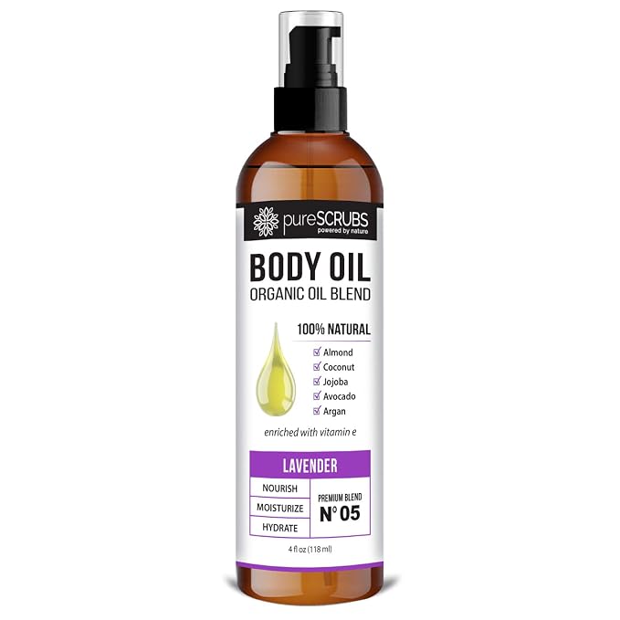 pureSCRUBS Ultra Moisturizing Lavender Body Oil Spray by pureSCRUBS