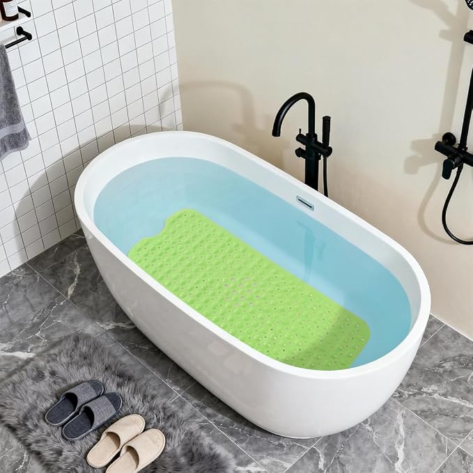 Anti-Slip Bathtub Shower mat, 39.3×15.7 inch（Approximately 100 × 40cm） Soft - Image 5