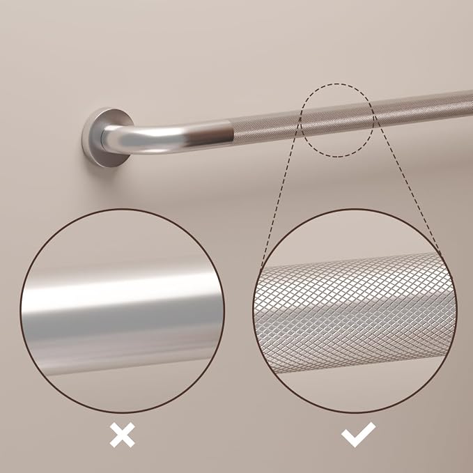 32 Inch Anti Slip Shower Grab Bar, Munzong 2 Pack Stainless Steel Bathroom Grab - Image 3