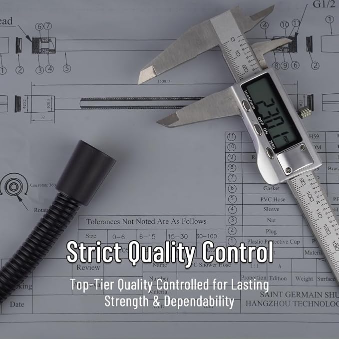 Kink-Free 304 Stainless Steel Handheld Shower Hose - Image 2