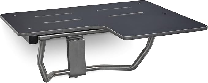 Seachrome 32" x 22.5” Black Reversible Folding Transfer Tub/Shower Seat by Seachrome