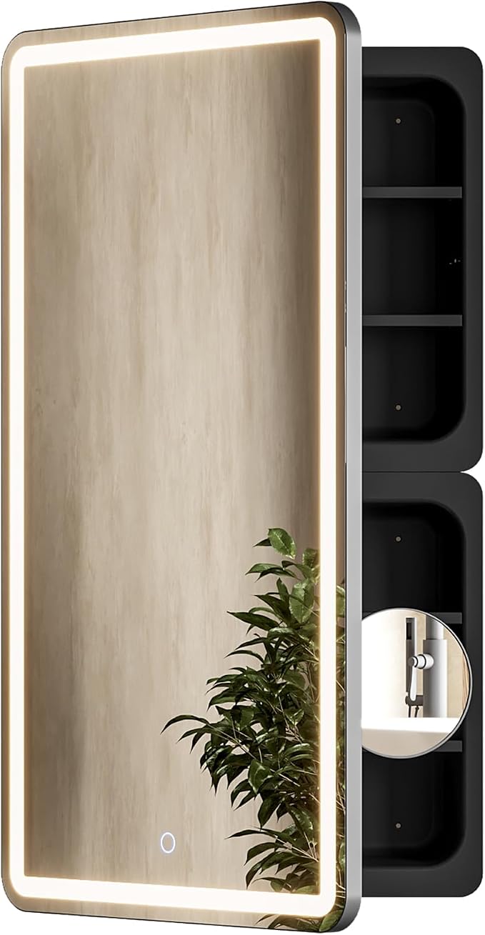 20x36 Inch LED Lighted Medicine Cabinet by ReinventingtheGoodinLife