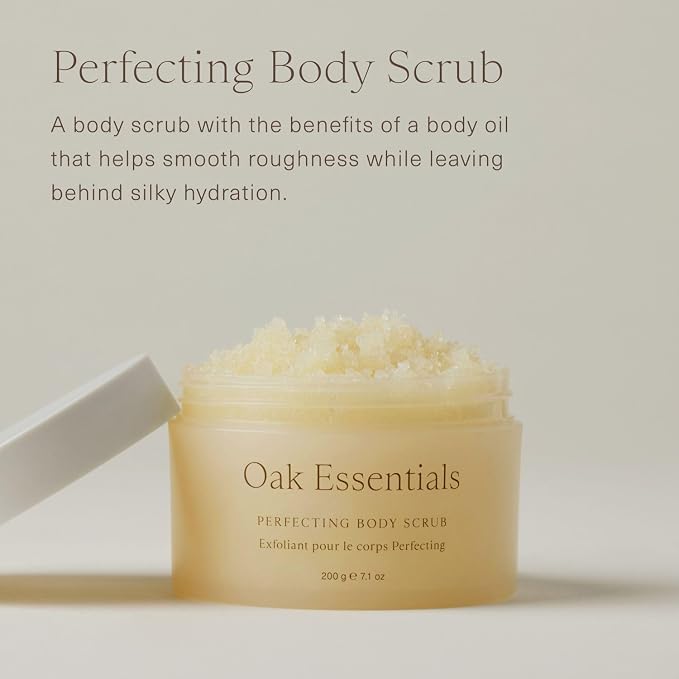 Oak Essentials Perfecting Body Scrub | Gentle Sugar Body Exfoliator - Image 2