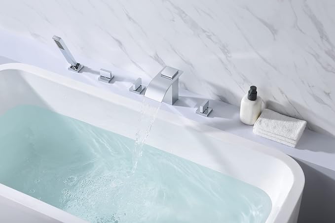 SUMERAIN Waterfall Roman Tub Faucet - Image 4