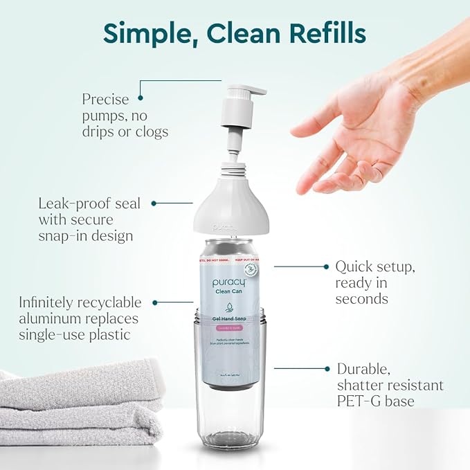 Puracy Gel Hand Soap Clean Can Starter Set - Image 5