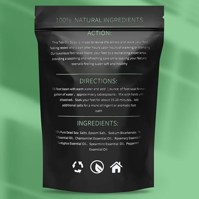 Tea Tree Oil Foot Soak with Epsom Salt - Image 6