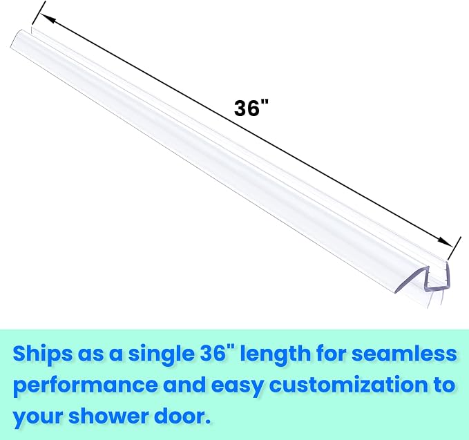 36" Shower Door Bottom Seal Strip - Image 4