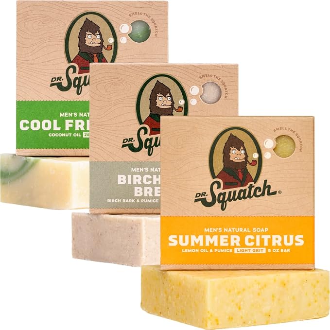 Dr. Squatch Natural Bar Soap for Men by DrSquatch