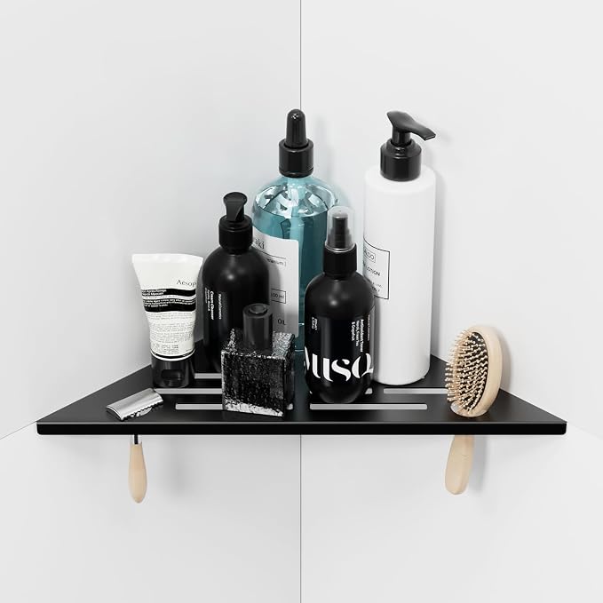 lives Corner Shower Shelf 10" Slot Design Recessed Shower Shelves by Lives