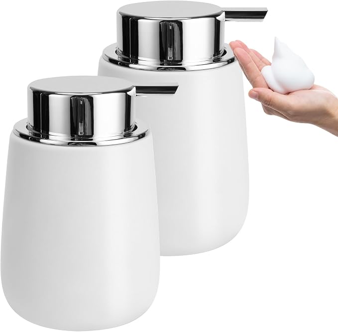 Soap Foaming Dispenser Ceramic by TOOZFO