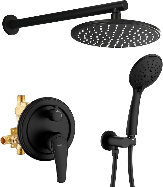 SHAMANDA Shower Faucet Set, Wall Mounted Shower System by SHAMANDA