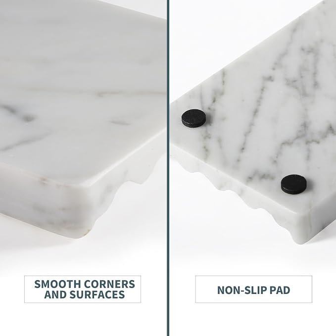 Soap Holder, Marble Soap Dish for Shower, Bar Soap Holder - Image 4