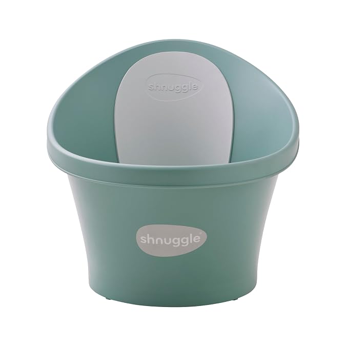 Shnuggle Newborn Baby Bath | Built in Support Bump and Soft Backrest | Suitable - Image 2