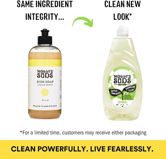 Molly's Suds Liquid Dish Soap | Clean, Simple Ingredients | Extra Scrubbing - Image 2