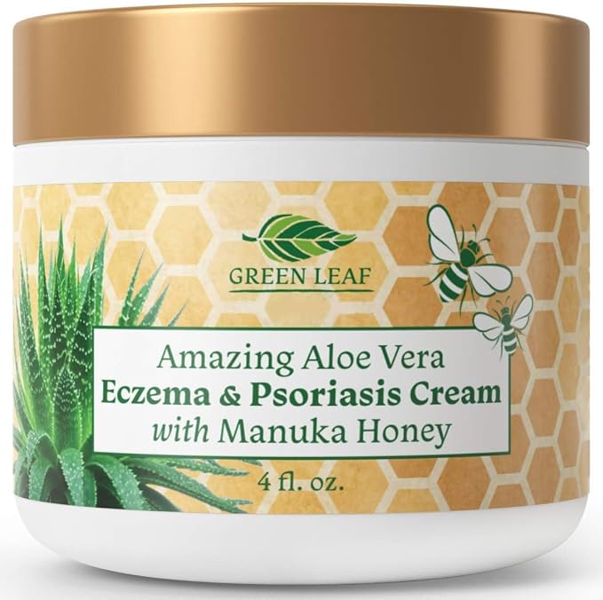 Manuka Honey Eczema Cream Moisturizing Lotion by AmazingAloeVerabyGLN
