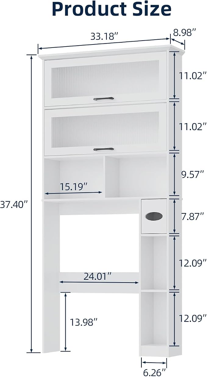 Vabches Over The Toilet Storage Cabinet - Image 2