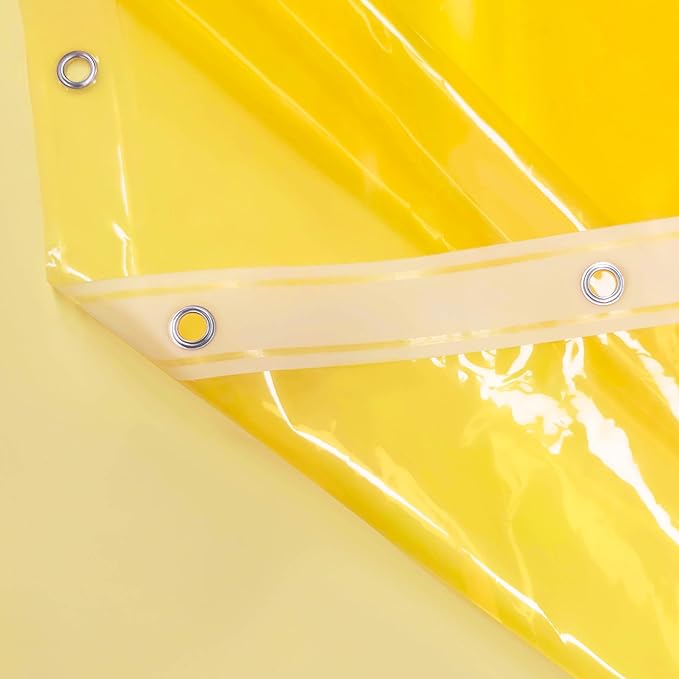 Barossa Design Clear Yellow Shower Curtain Liner - Image 5
