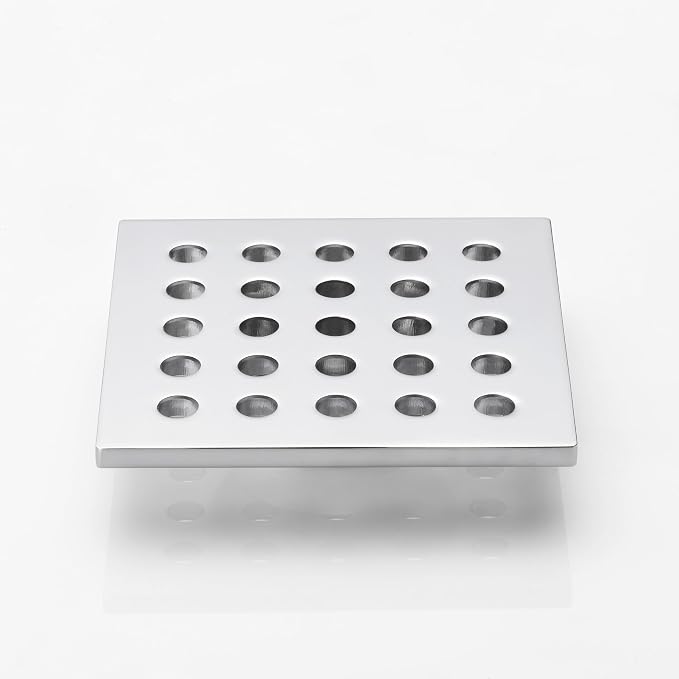 3.75 Inch Square Shower Drain Cover 95MM Floor Drain Grate - Image 2