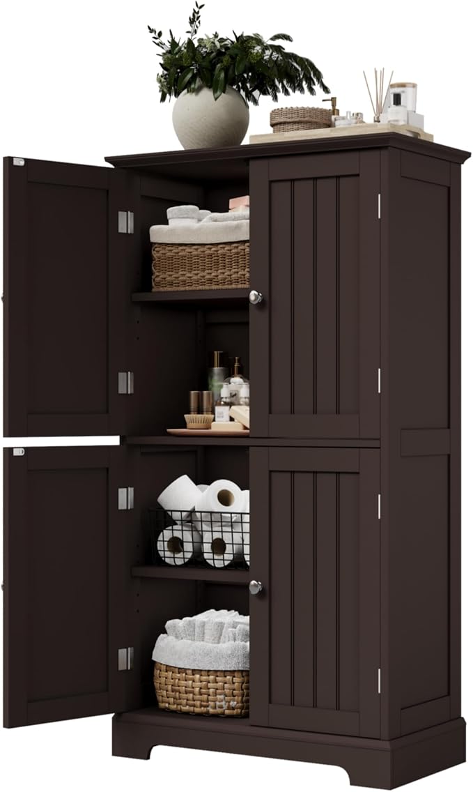 ChooChoo Bathroom Floor Cabinet, Modern Bathroom Storage Cabinet - Image 9