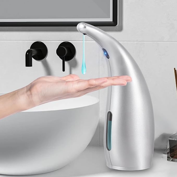 Automatic Soap Dispenser Touchless, 300ML Hand & Dish Countertop Electric by summontheelves