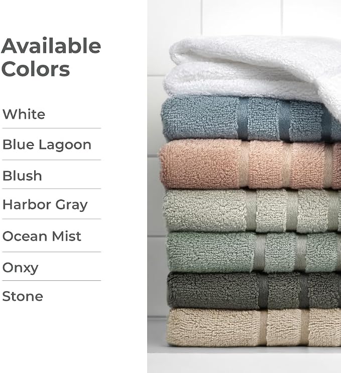 Cariloha Hand Towel | White | 16"x24" | Turkish Cotton & Viscose Material Blend - Image 4