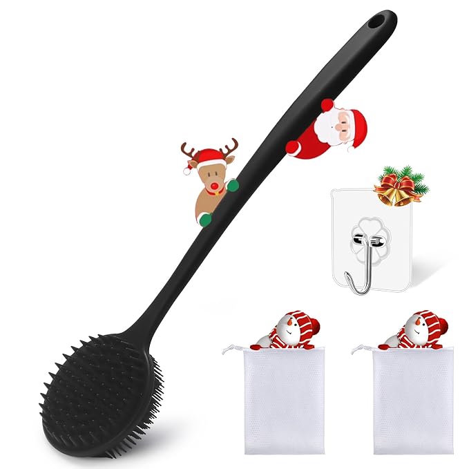 Silicone Body Scrubber for Shower Men Women – Dual-Sided Exfoliating & Massage by YouthRun