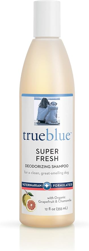 TrueBlue Grapefruit & Chamomile Deodorizing Dog Shampoo – Cleansing Wash by TrueBlue
