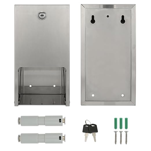 2 Roll Stainless Steel Commercial Toilet Paper Dispenser, Heavy Duty Wall Mount - Image 6