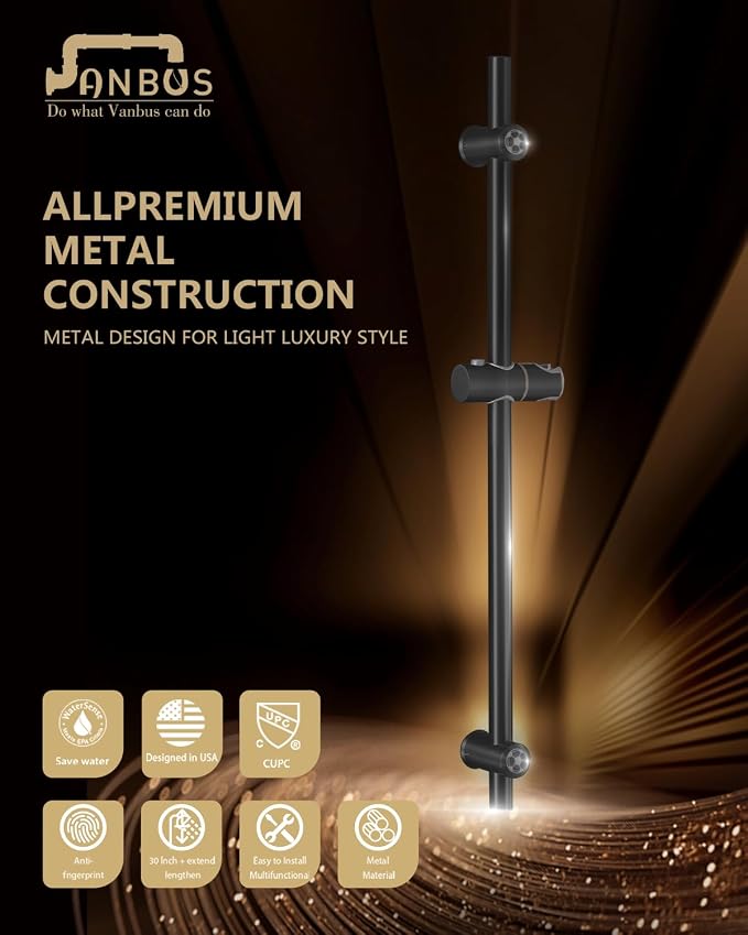 All Metal handheld shower head holder 30-Inch - Image 4