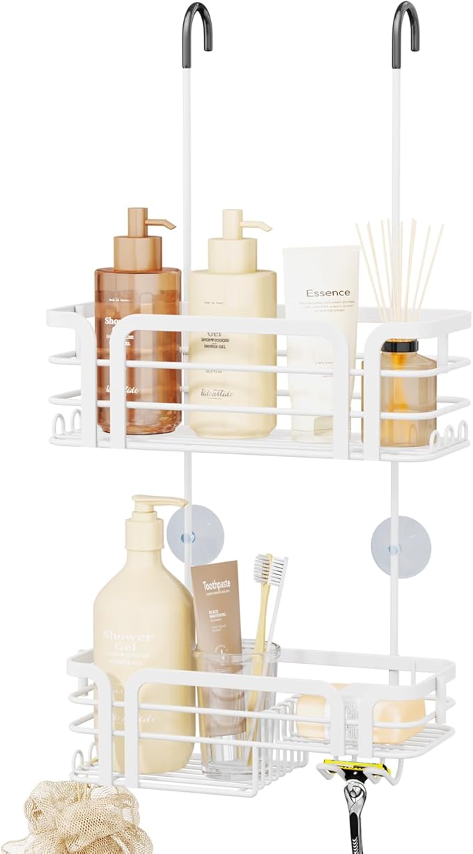SWTYMIKI Shower Caddy Hanging Organizer by SwtyMiki-TidyHomeSweetLife