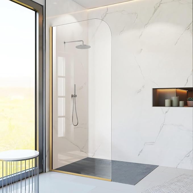 Glass Shower Panel, Simple Shower Door Panel by PHMUNY