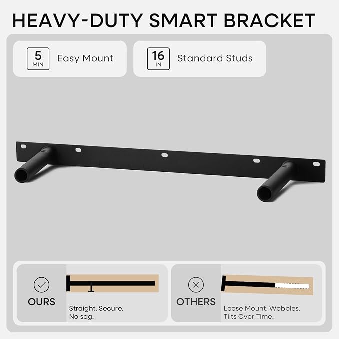Homeforia 24inch Walnut Floating Shelves - Image 5