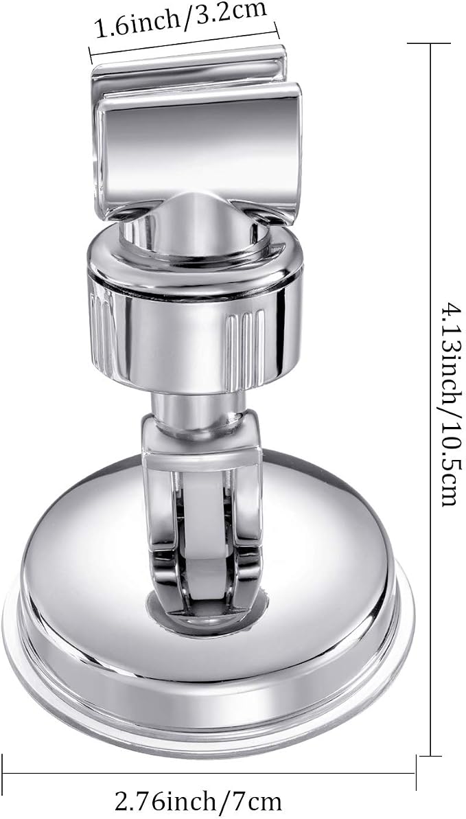 Zhehao Adjustable Shower Head Holder, Removable Suction Cup Shower Head Holder - Image 2
