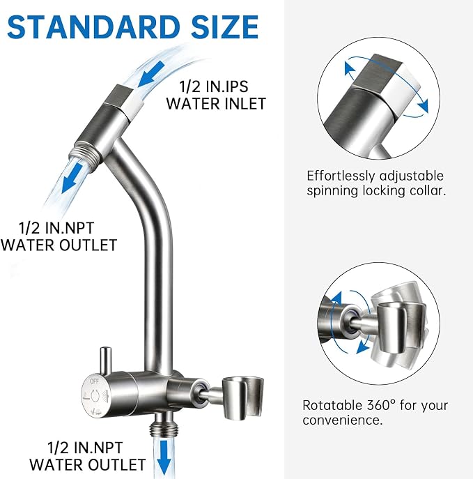 G-Promise Metal Shower Diverter - Image 5