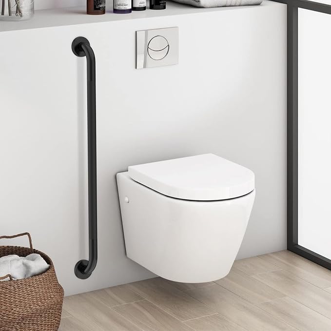 36 Inch Shower Grab Bar Oil Rubbed Black, Munzong Anti Slip Bathroom Grab Bar - Image 7