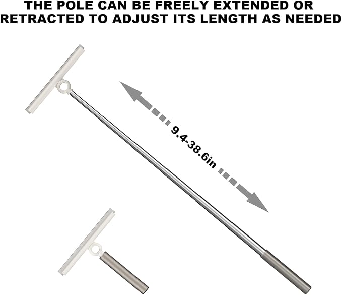Extendable Shower Squeegee for Glass Doors, Shower Squeegee - Image 4