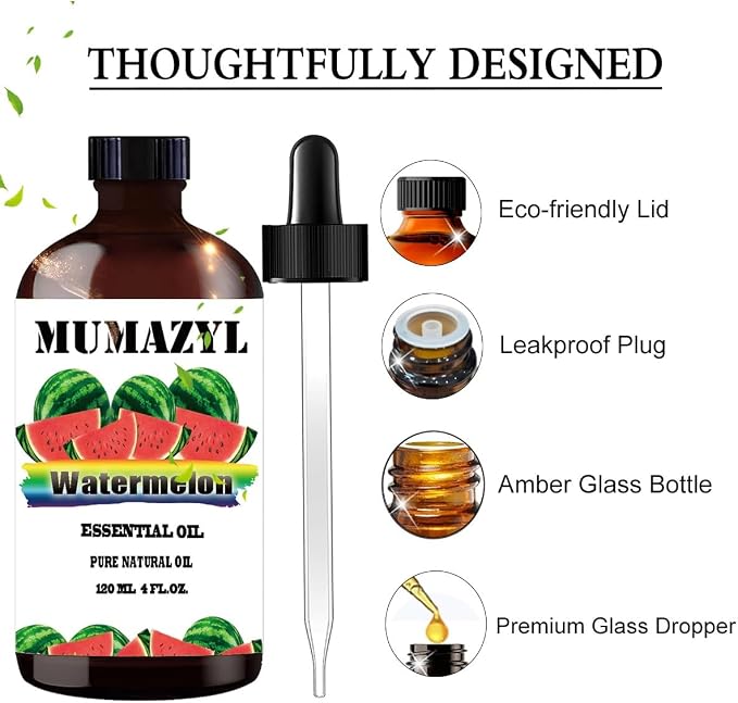 Watermelon Essential Oil, Watermelon Oil 4 Fl Oz 120ML - Image 2
