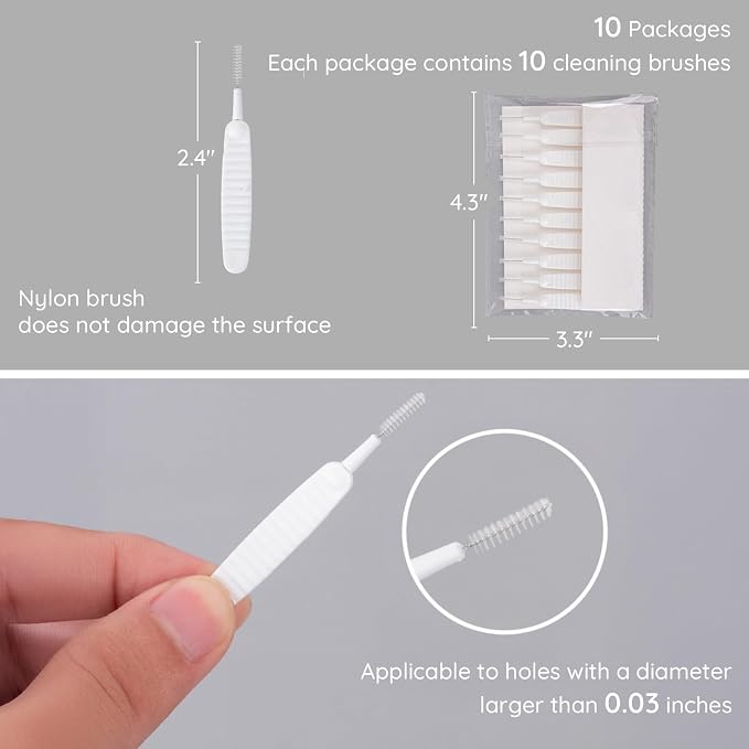 Shower Head Cleaning Brush and Gap Hole Anti-Clogging Cleaner Tool Set - Image 2