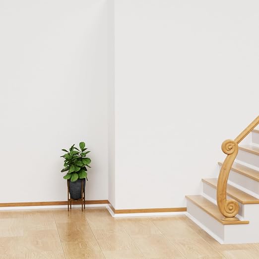 Flexible Quarter Round Molding Trim Peel and Stick 472Inch White, Small Self - Image 7