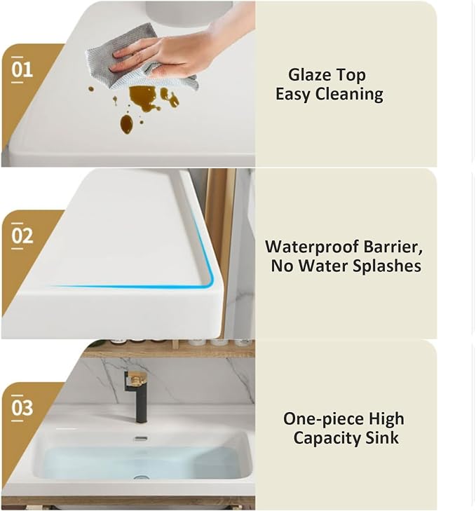 Bathroom Vanity and Sink Combo - Image 6
