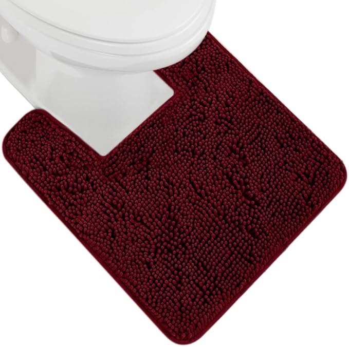 GORILLA GRIP Plush Absorbent Shaggy Chenille Bath Rug Mat by GorillaGrip