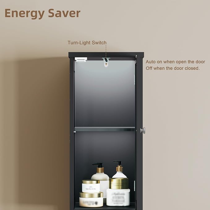 ChooChoo Tall Bathroom Storage Cabinet - Image 4