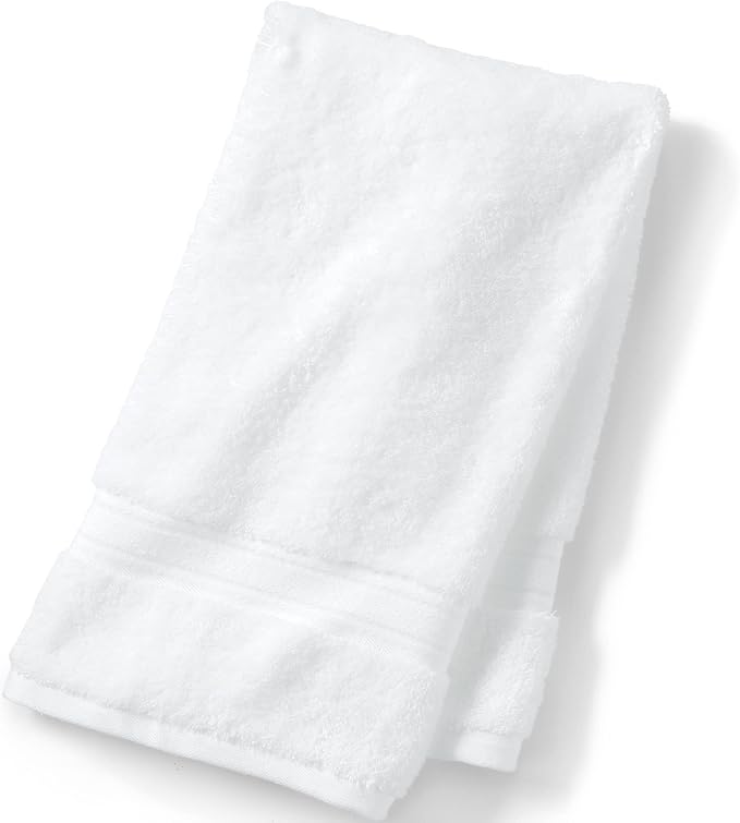 Lands' End Supima Towel White Bath- Hand Towel by LandsEnd