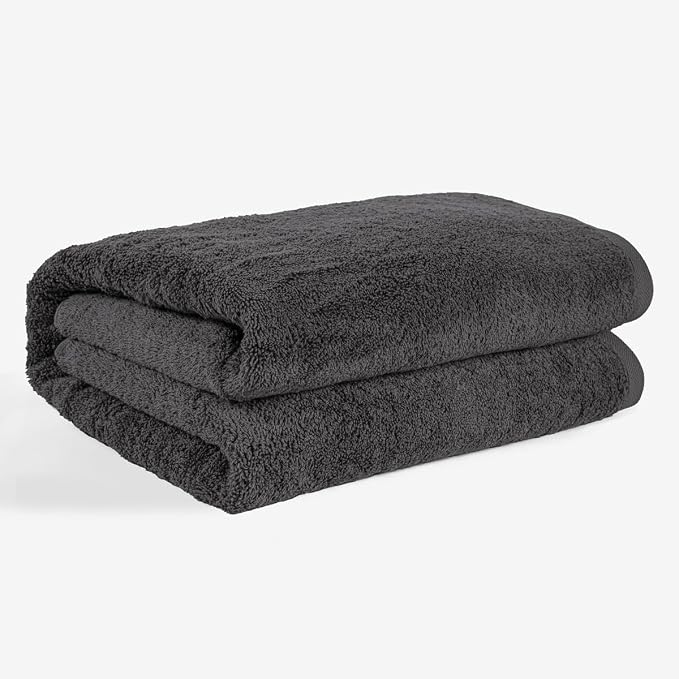 SALBAKOS 100% Turkish Cotton Jumbo Bath Sheet Towel Oversized 40x80 inch | - Image 5