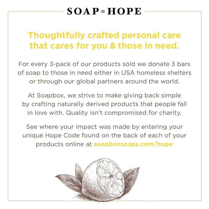 Soapbox Liquid Hand Soap Refill, Meyer Lemon & Tea Leaves, Gentle & - Image 9