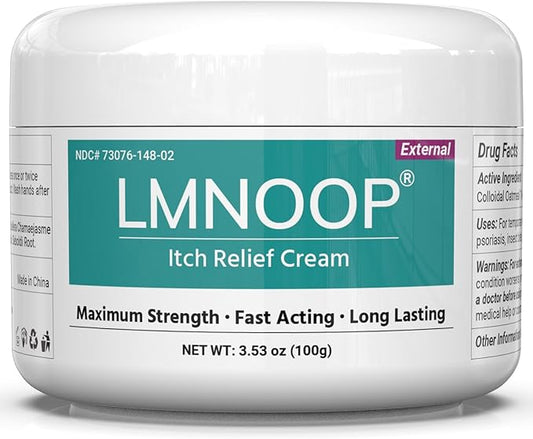 Anti Itch Cream, Extra Strength Anti-Itch Ointment, Relieves Rashes and Itching by LMNOOP%C2%AESKINHEALING