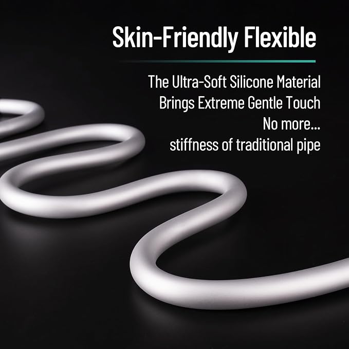 Bidet Hose Short, Soft Bidet Hose Replacement Silicone, SHORT SHOWER HOSE - Image 5