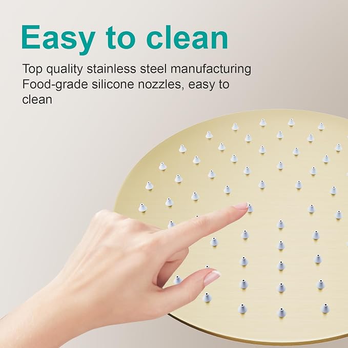 All Metal Rain Shower Head - Image 3