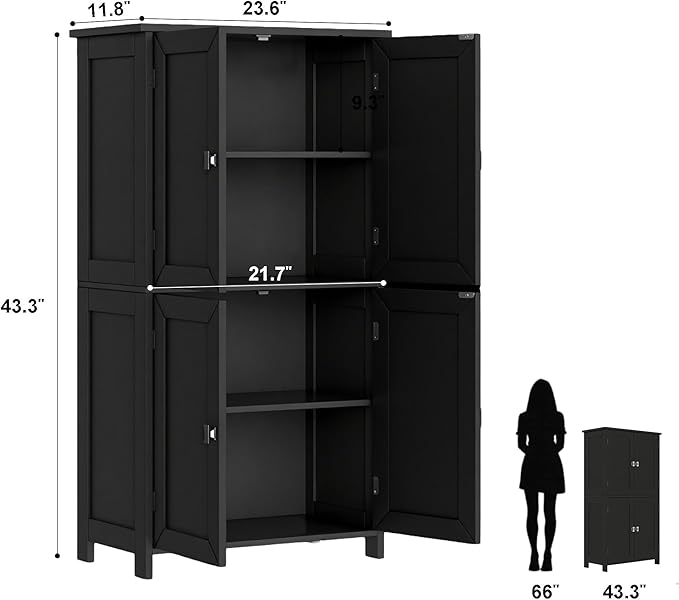 Bathroom Floor Storage Cabinet - Image 3