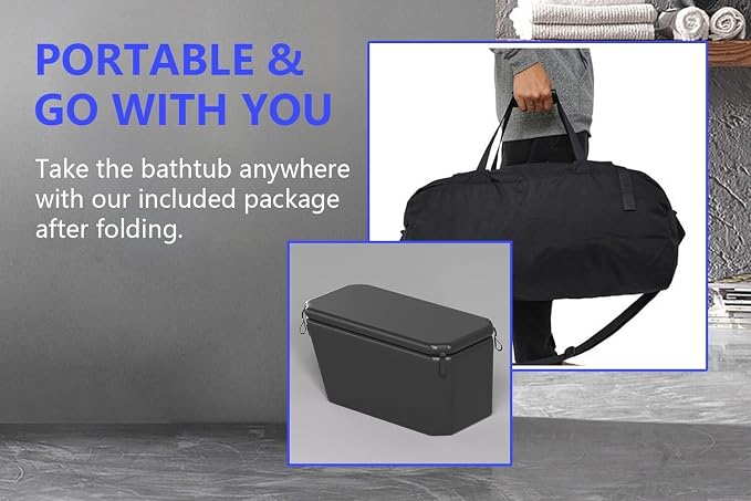 DEEPTIME Angled Portable Ice Bath Tub Cold Plunge | - Image 4